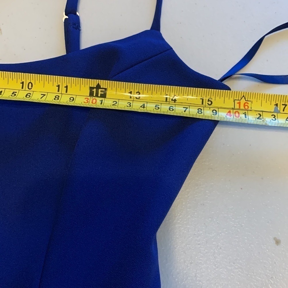 BCBGMaxazria Steluth Maxi Dress Royal Blue size 2 strap's cocktail prom - Picture 7 of 12